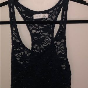 Gilly Hicks XS Navy Tank-top
